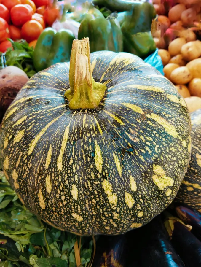 Green pumpkin seeds